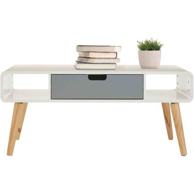 Premier Housewares Milo Coffee Table - Grey/White - Coffee Table Premier Housewares Milo Coffee Table - Grey/White - Coffee Table