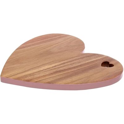 Planche à découper Premier Housewares Socorro Cœur Rose Bord - Ustensile de cuisine Planche à découper Premier Housewares Socorro Cœur Rose Bord - Ustensile de cuisine