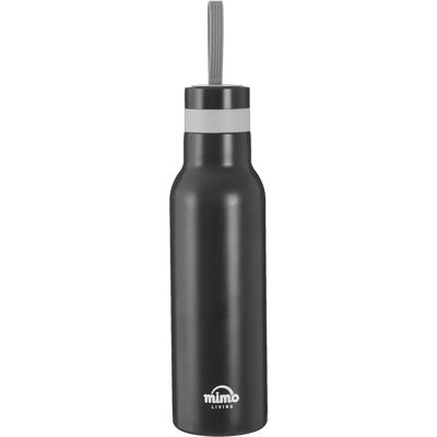 Botella deportiva mate gris de 500 ml de Premier Housewares - Botella deportiva Botella deportiva mate gris de 500 ml de Premier Housewares - Botella deportiva