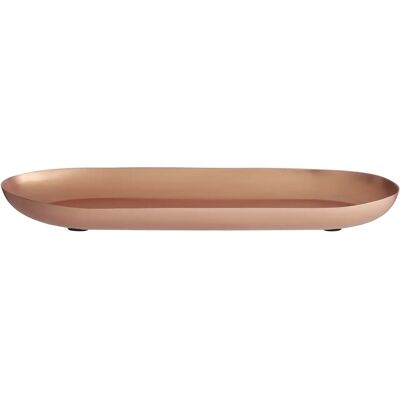 Premier Housewares Madison Shine Copper Tray - Copper, Matte Finish, Small Premier Housewares Madison Shine Copper Tray - Copper, Matte Finish, Small