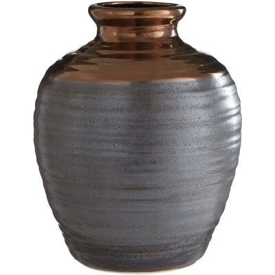 Premier Housewares Zamak Large Barrel Vase - Vase Premier Housewares Zamak Large Barrel Vase - Vase