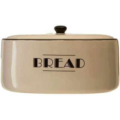 Premier Housewares Cream Dolomite Bread Bin - Modern Bread Storage Premier Housewares Cream Dolomite Bread Bin - Modern Bread Storage