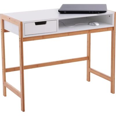 Premier Housewares White One Drawer Desk - Desk Premier Housewares White One Drawer Desk - Desk