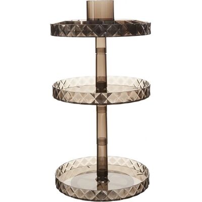 Premier Housewares Three Tier Revolving Cosmetic Organizer - Cosmetic Organizer Premier Housewares Three Tier Revolving Cosmetic Organizer - Cosmetic Organizer
