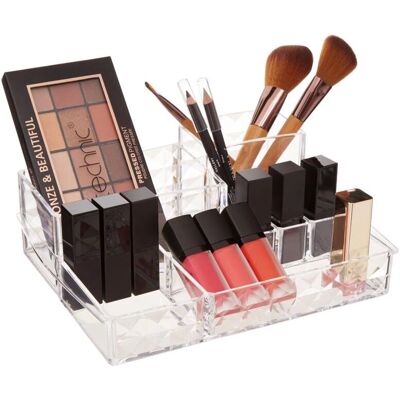 Premier Housewares Cosmetic Organiser - Cosmetic Organiser with 11 Compartments Premier Housewares Cosmetic Organiser - Cosmetic Organiser with 11 Compartments