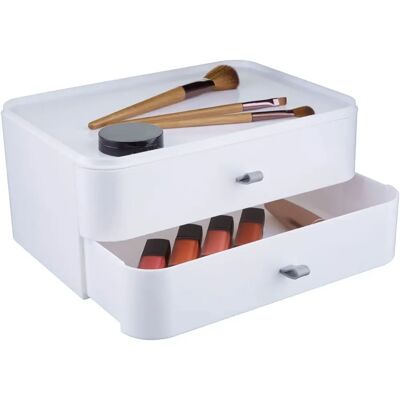 Premier Housewares 2 Drawer Cosmetics Organizer - Cosmetics Organizer Premier Housewares 2 Drawer Cosmetics Organizer - Cosmetics Organizer