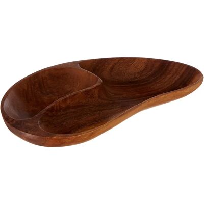 Premier Housewares Monkeypod Model - 2 Section Serving Dish - Serving Dish Premier Housewares Monkeypod Model - 2 Section Serving Dish - Serving Dish