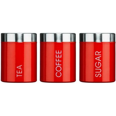 Boîtes Premier Housewares - Rouge - Publicité Boîtes Premier Housewares - Rouge - Publicité