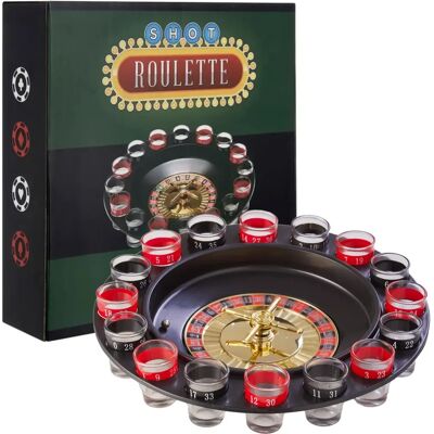 Jeu de verres à shot Roulette de Premier Housewares - 16 Verres Jeu de verres à shot Roulette de Premier Housewares - 16 Verres