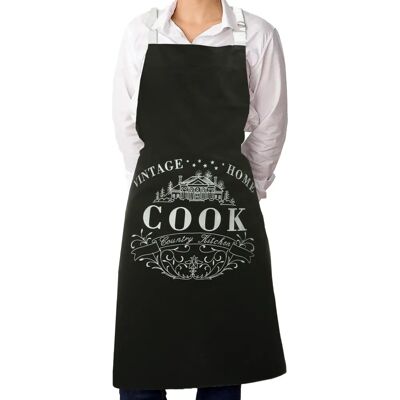 Grembiule nero Premier Housewares - Cucina, Uomo, Donna Grembiule nero Premier Housewares - Cucina, Uomo, Donna