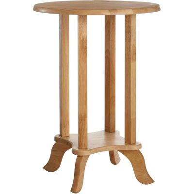 Premier Housewares Table ronde en caoutchouc - 54x37cm Premier Housewares Table ronde en caoutchouc - 54x37cm