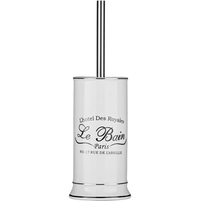 Premier Housewares Le Bain White Ceramic Toilet Brush - Toilet brush Premier Housewares Le Bain White Ceramic Toilet Brush - Toilet brush