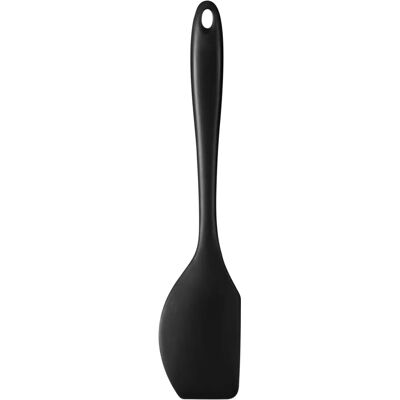 Premier Housewares Spatola in silicone nera con foro Premier Housewares Spatola in silicone nera con foro