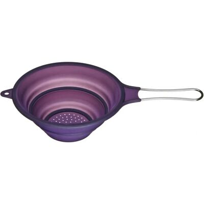 Scolapasta in Silicone Pieghevole Zing di Premier Housewares - Viola - Scolapasta Scolapasta in Silicone Pieghevole Zing di Premier Housewares - Viola - Scolapasta