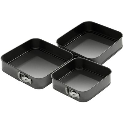 Premier Housewares Spring Form Cake Tin Set of 3 Premier Housewares Spring Form Cake Tin Set of 3