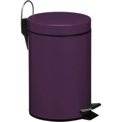 Premier Housewares 3 Litre Pedal Bin - Trash Can Premier Housewares 3 Litre Pedal Bin - Trash Can