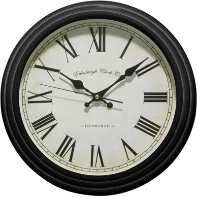 Reloj de Pared Negro Premier Housewares - Reloj para Cocina, Sala, Oficina Reloj de Pared Negro Premier Housewares - Reloj para Cocina, Sala, Oficina