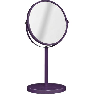 Premier Housewares 1600568 Oval Table Mirror - Purple Premier Housewares 1600568 Oval Table Mirror - Purple