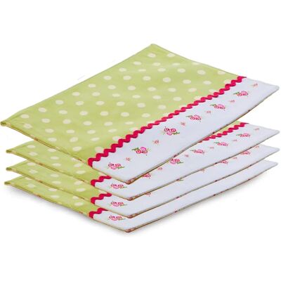 Sets de 4 sets de table Rose Cottage de Premier Housewares Sets de 4 sets de table Rose Cottage de Premier Housewares
