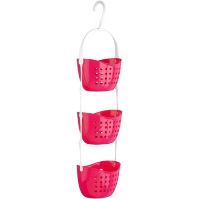 Organisateur de Douche 3 Niveaux - Rose Fuchsia - Publicité Organisateur de Douche 3 Niveaux - Rose Fuchsia - Publicité