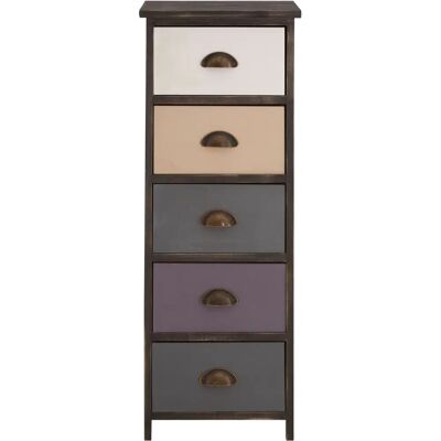 Premier Housewares Urban Loft 5 Drawers Chest - Drawer Chest Premier Housewares Urban Loft 5 Drawers Chest - Drawer Chest