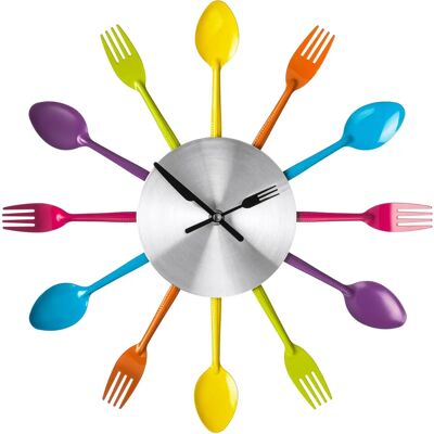 Premier Housewares Casio Design Besteck Wanduhr - Mehrfarbig Premier Housewares Casio Design Besteck Wanduhr - Mehrfarbig