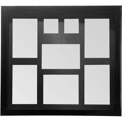 Premier Housewares Black 8 Photo Multi Photo Frame - Photo Frame Premier Housewares Black 8 Photo Multi Photo Frame - Photo Frame