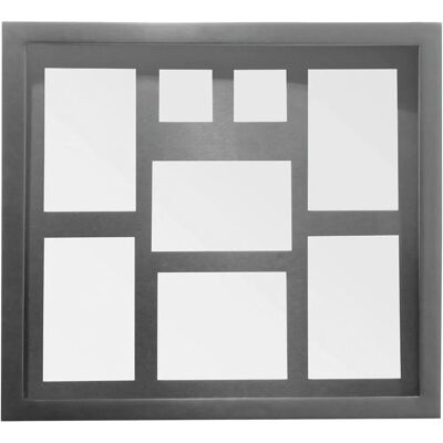 Premier Housewares Silver 8 Photo Multi Photo Frame - Photo Frame Premier Housewares Silver 8 Photo Multi Photo Frame - Photo Frame