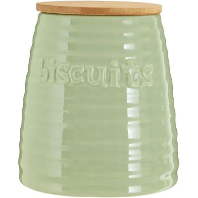 Premier Housewares Green Biscuit Canister - Stylish Durable Storage Premier Housewares Green Biscuit Canister - Stylish Durable Storage