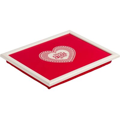 Premier Housewares Red Home Sweet Home Lap Tray - Lap Tray Premier Housewares Red Home Sweet Home Lap Tray - Lap Tray