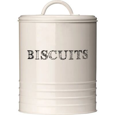 Premier Housewares Sketch Biscuit Canister - Cream - Biscuit Canister Premier Housewares Sketch Biscuit Canister - Cream - Biscuit Canister