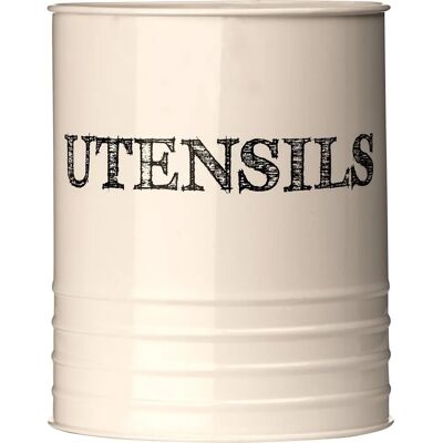 Contenant à Ustensiles Sketch - Crème - Rangement Cuisine Contenant à Ustensiles Sketch - Crème - Rangement Cuisine