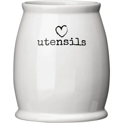 Premier Housewares Charm Köksredskapsbehållare - Vit Premier Housewares Charm Köksredskapsbehållare - Vit