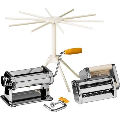 Premier Housewares Model Multi Pasta Chrome Maker Set - Kitchen Accessory Premier Housewares Model Multi Pasta Chrome Maker Set - Kitchen Accessory