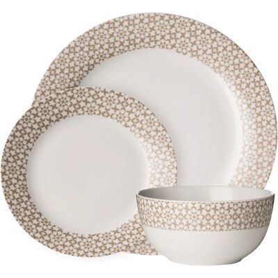 Premier Housewares Casablanca Natural Dinner Set - Dinner Set Premier Housewares Casablanca Natural Dinner Set - Dinner Set