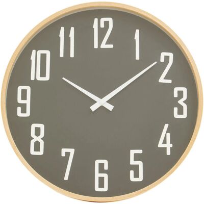 Premier Housewares Vitus Schwarze Wanduhr - Wanduhr Premier Housewares Vitus Schwarze Wanduhr - Wanduhr