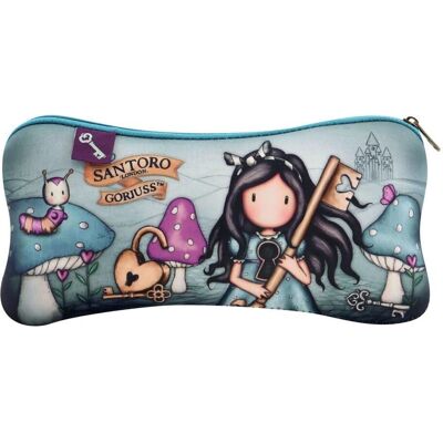 Santoro Gorjuss Neugier Grau Grün - Schultasche Santoro Gorjuss Neugier Grau Grün - Schultasche