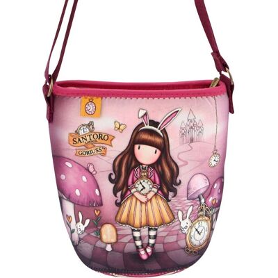 Santoro - Gorjuss Just one second - Saumon - Sac bandoulière - Publicité Santoro - Gorjuss Just one second - Saumon - Sac bandoulière - Publicité