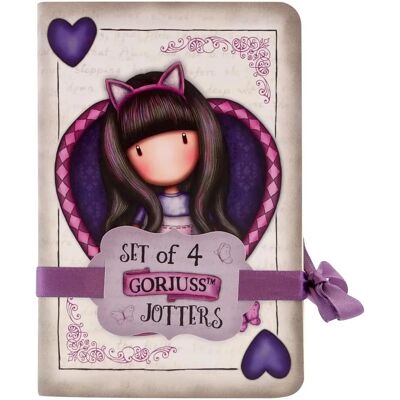 Gorjuss Chat de Cheshire 4 Unités - Cahier - Publicité Gorjuss Chat de Cheshire 4 Unités - Cahier - Publicité