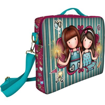 Custodia per Portatile Gorjuss Fireworks 14,1" Rosso Granato - Laptop Case Custodia per Portatile Gorjuss Fireworks 14,1" Rosso Granato - Laptop Case