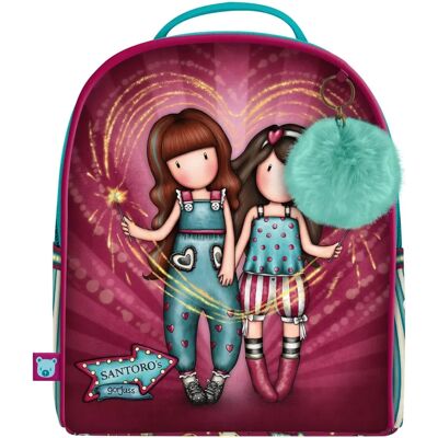 Miniplecak szkolny Gorjuss Mini Bordo - Szkoła Miniplecak szkolny Gorjuss Mini Bordo - Szkoła