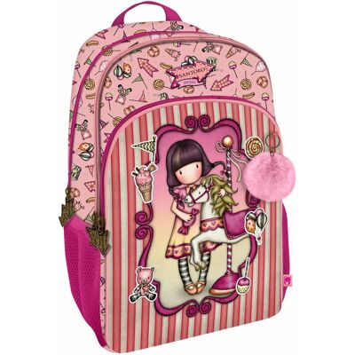 Zaino scolastico Gorjuss Carousel Salmon - Zaino Zaino scolastico Gorjuss Carousel Salmon - Zaino