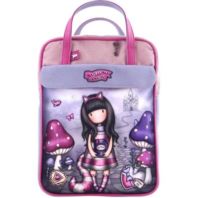 Santoro Cheshire Katze Pink Lila Rucksack - Casual Mädchen Accessoire Santoro Cheshire Katze Pink Lila Rucksack - Casual Mädchen Accessoire