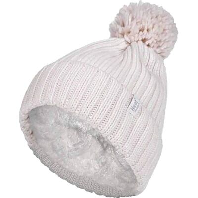 Heat Holders Arden Style Rippstrick Thermo Wintermütze - Creme Heat Holders Arden Style Rippstrick Thermo Wintermütze - Creme