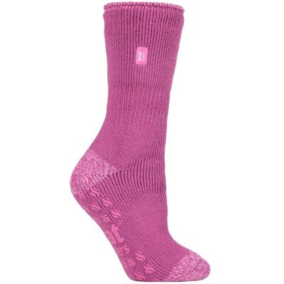 Heat Holders Dames - Non Slip Thermische Pantoffelsokken - Roze - Pantoffels Heat Holders Dames - Non Slip Thermische Pantoffelsokken - Roze - Pantoffels