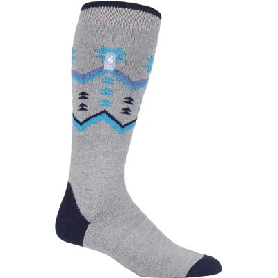 Heat Holders Mens Ultra Lightweight Thermal Ski Socks - Grey - Size UK 6-11 Heat Holders Mens Ultra Lightweight Thermal Ski Socks - Grey - Size UK 6-11