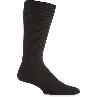 IOMI FootNurse Extra Wide Oedema Socks - Black - 9-11 - Comfort & Posture Aids IOMI FootNurse Extra Wide Oedema Socks - Black - 9-11 - Comfort & Posture Aids