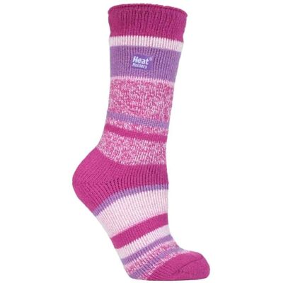 Heat Holders - Gemusterte warme Damen-Winter-Thermosocken 4-8 UK Mohn EU 37-39,5 Heat Holders - Gemusterte warme Damen-Winter-Thermosocken 4-8 UK Mohn EU 37-39,5