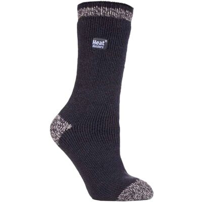 Heat Holders Damen Thermosocken - Schwarz - Größe UK 4-6.5 - Thermosocken Heat Holders Damen Thermosocken - Schwarz - Größe UK 4-6.5 - Thermosocken