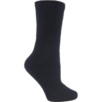 Heat Holders Dames Wol Sokken - 2.7 TOG Warmte - Zwart - Maat 4-8 UK Heat Holders Dames Wol Sokken - 2.7 TOG Warmte - Zwart - Maat 4-8 UK